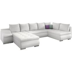 Canapea in forma de U Eltap Giovanni Soft 17 Left (White)