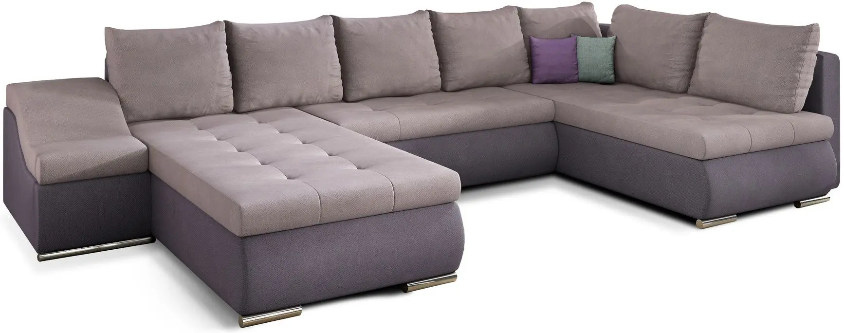 Canapea in forma de U Eltap Giovanni Soro 61/Soro 65 Left (Pink/Purple)