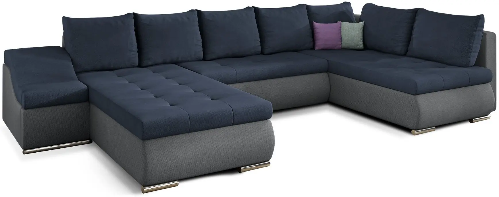 Диван П-образный Eltap Giovanni Soro 76/Soro 93 Left (Blue/Gray)