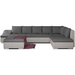 Canapea in forma de U Eltap Giovanni Soro 93/Soro 83 Left (Gray/Gray Light)