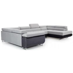 Canapea in forma de U Eltap Letto Sawana 14/Soft 17 Left (Black/White) Thumb