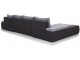 Canapea in forma de U Eltap Marino Berlin 01/Soft 11 (Gray/Black)