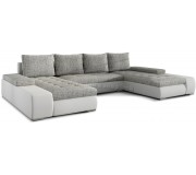 Canapea in forma de U Eltap Marino Berlin 01/Soft 17 (Gray/White)