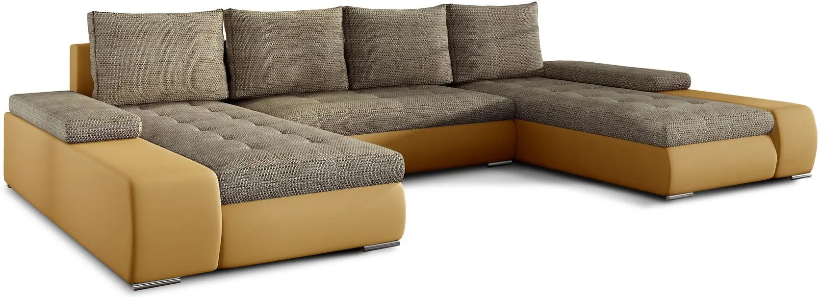 Canapea in forma de U Eltap Marino Berlin 03/Soft 16 (Beige/Ocher)