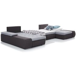 Canapea in forma de U Eltap Marino Berlin 03/Soft 66 (Beige/Brown Dark) Thumb