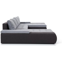 Canapea in forma de U Eltap Marino Sawana 14/Soft 17 (Black/White) Thumb