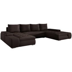 Canapea in forma de U Eltap Marino Soft 66 (Brown Dark)