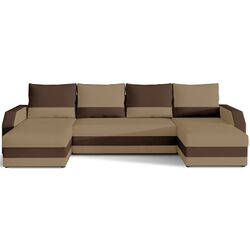 Canapea in forma de U Eltap Marion Alova 66/Alova 68 (Beige Dark/Brown)