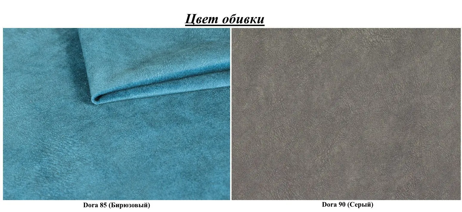 Canapea in forma de U Eltap Rodrigo Dora 85/Dora 90 Right (Turquoise/Gray)