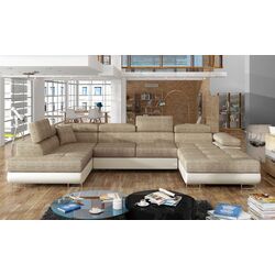 Canapea in forma de U Eltap Rodrigo Left Berlin 03/Soft 33 (Beige/Cream)