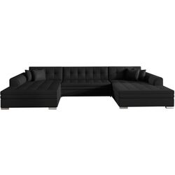 Canapea in forma de U Eltap Vento Soft 11 (Black)