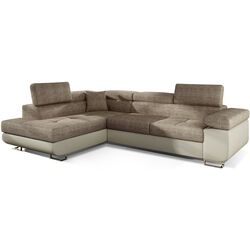 Canapea de colt Eltap Anton Berlin 03/Soft 33 Left (Beige/Cream)