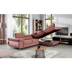 Canapea de colt Eltap Anton Berlin 03/Soft 66 Left (Beige/Brown Dark) Thumb