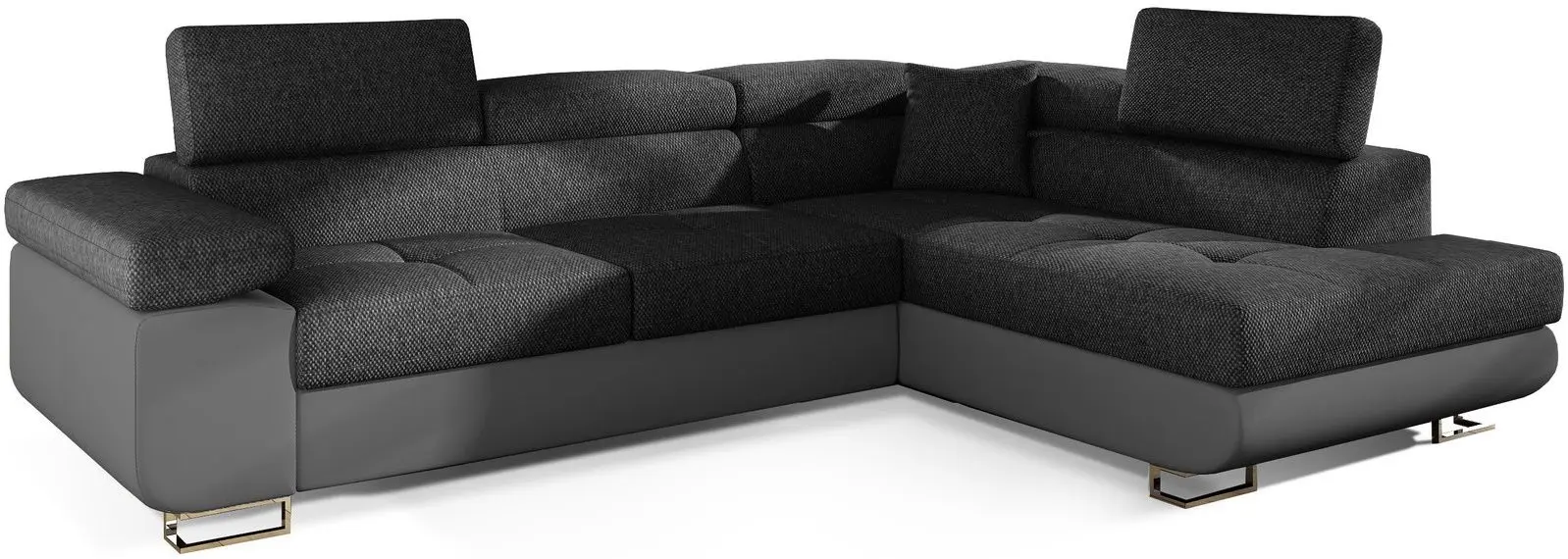 Canapea de colt Eltap Anton Inari 96/Soft 29 Right (Gray Dark)