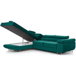 Canapea de colt Eltap Anton Kronos 19 Right (Green) Thumb