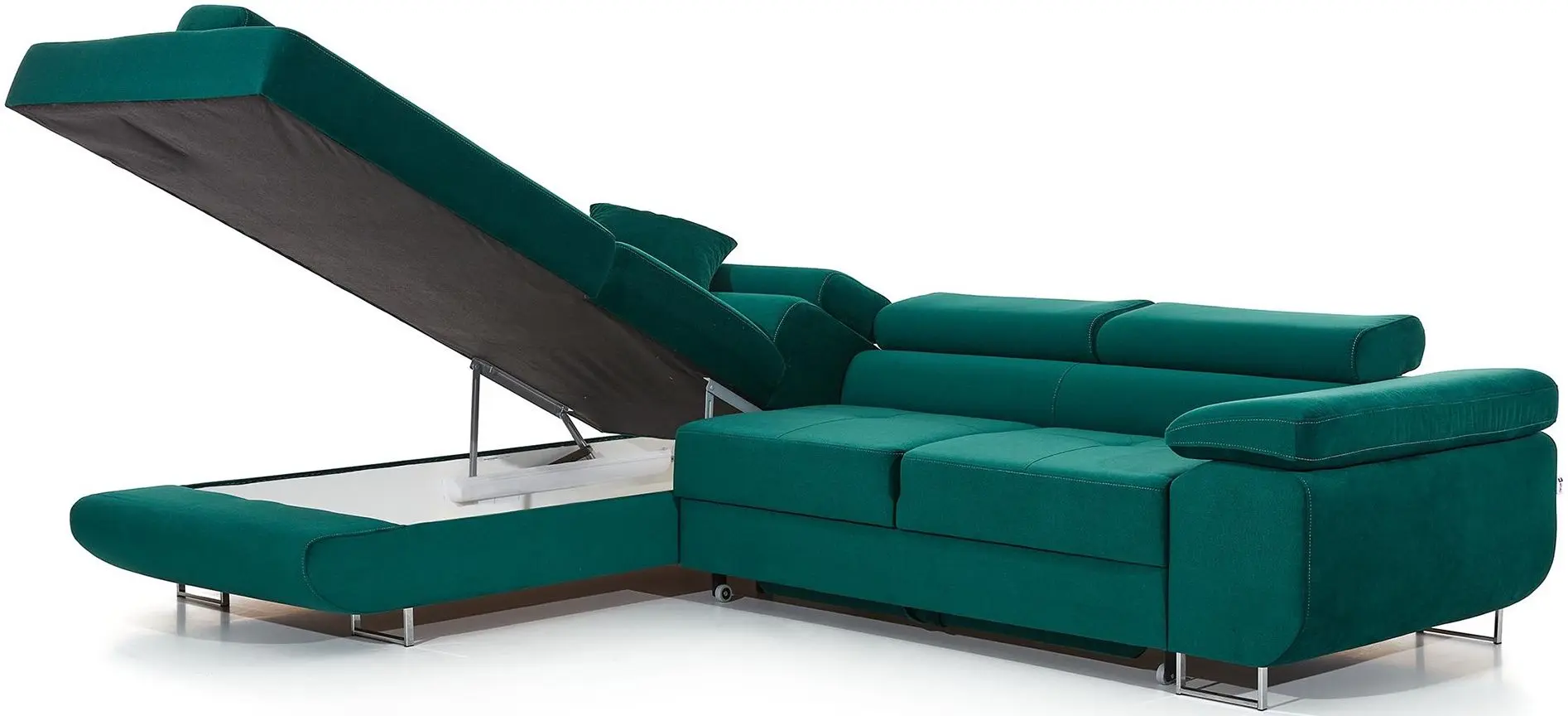 Canapea de colt Eltap Anton Kronos 19 Right (Green)