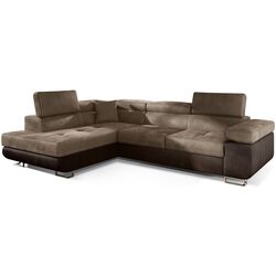 Canapea de colt Eltap Anton Monolith 09/Monolith 29 Left (Brown Light/Brown Dark)