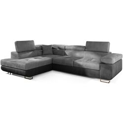 Canapea de colt Eltap Anton Monolith 84/Monolith 97 Left (Gray Light/Dark Graphite)