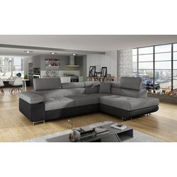 Canapea de colt Eltap Anton Sawana 21/Soft 11 Right (Gray/Black) Thumb