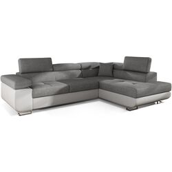 Диван угловой Eltap Anton Sawana 21/Soft 17 Right (Gray/White)