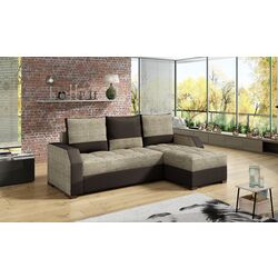 Canapea de colt Eltap Aris Berlin 03/Soft 66 (Beige/Brown Dark) Thumb