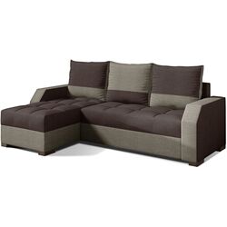 Canapea de colt Eltap Aris Malmo 26/Malmo 23 (Brown/Brown-Gray)