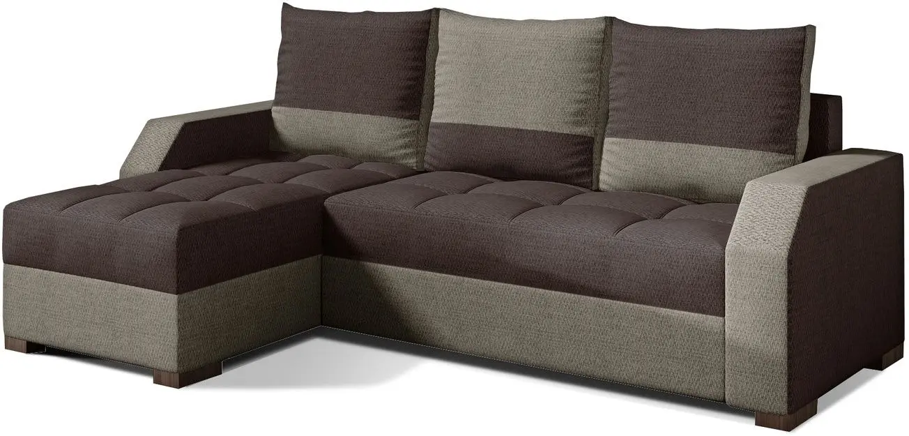 Canapea de colt Eltap Aris Malmo 26/Malmo 23 (Brown/Brown-Gray)