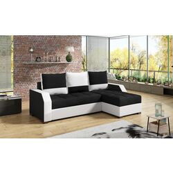 Canapea de colt Eltap Aris Sawana 14/Soft 17 (Black/White) Thumb