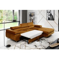 Canapea de colt Eltap Armando Berlin 01/Soft 11 Right (Gray/Black) Thumb