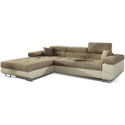 Canapea de colt Eltap Armando Berlin 03/Soft 33 Left (Beige/Cream)