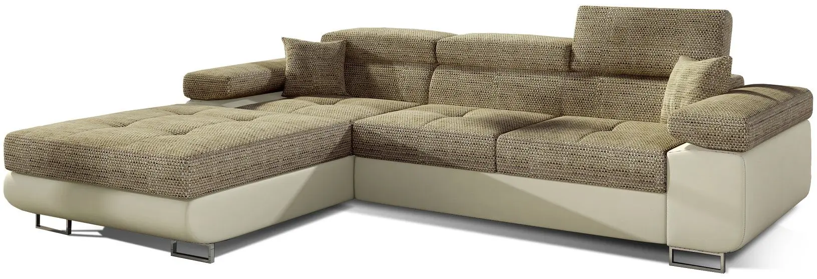 Canapea de colt Eltap Armando Berlin 03/Soft 33 Left (Beige/Cream)