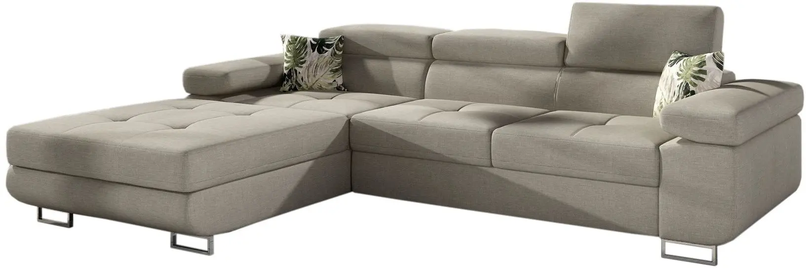 Canapea de colt Eltap Armando Cover 83/Jungle 37 Left (Gray)