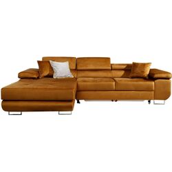 Canapea de colt Eltap Armando Monolith 48 Left (Mustard)