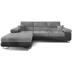 Canapea de colt Eltap Armando Monolith 84/Monolith 97 Left (Gray Light/Dark Graphite)