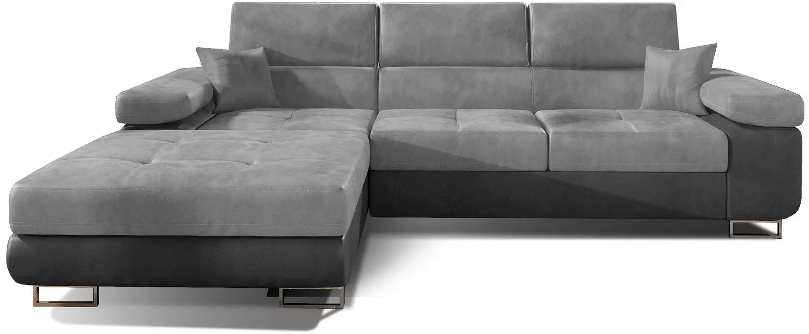 Canapea de colt Eltap Armando Monolith 84/Monolith 97 Left (Gray Light/Dark Graphite)