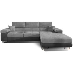 Canapea de colt Eltap Armando Monolith 84/Monolith 97 Right (Gray Light/Dark Graphite)