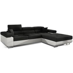 Диван угловой Eltap Armando Sawana 14/Soft 17 Right (Black/White)