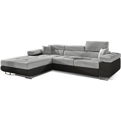 Canapea de colt Eltap Armando Sawana 21/Soft 11 Left (Gray/Black)