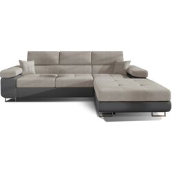 Canapea de colt Eltap Armando Soro 83/Soft 29 Right (Gray Light/Gray Dark)