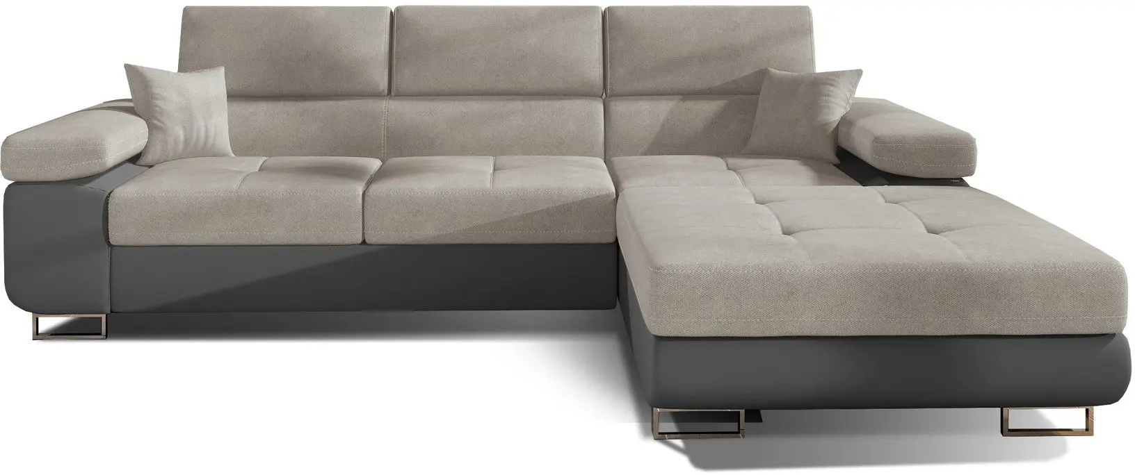 Canapea de colt Eltap Armando Soro 83/Soft 29 Right (Gray Light/Gray Dark)