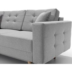 Canapea de colt Eltap Asgard L Soro 61/Zigzag 53 (Pink) Thumb