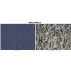 Диван угловой Eltap Asgard L Soro 76/Botanical 80 (Blue) Thumb