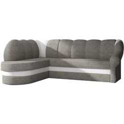 Canapea de colt Eltap Benano Berlin 01/Soft 17 Left (Gray/White)