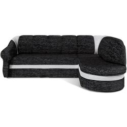Canapea de colt Eltap Benano Berlin 02/Berlin 10 Right (Black/Gray Light)