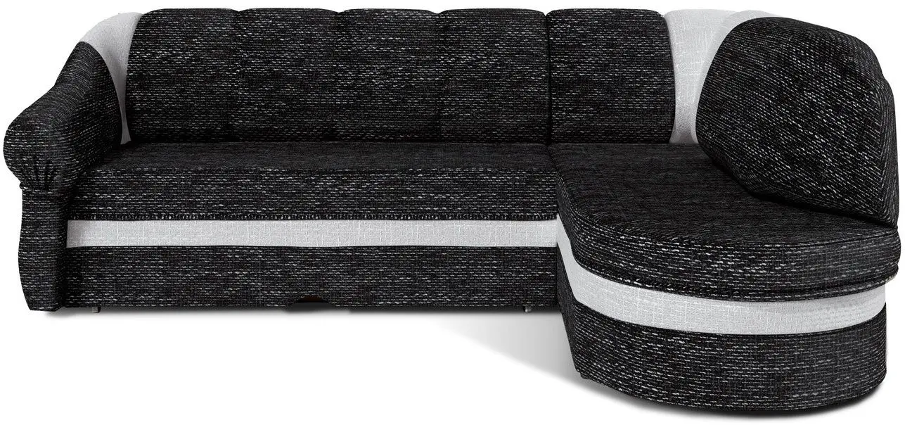 Canapea de colt Eltap Benano Berlin 02/Berlin 10 Right (Black/Gray Light)