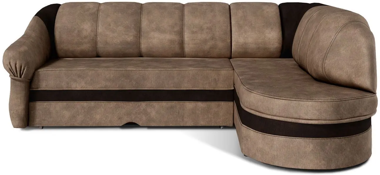 Canapea de colt Eltap Benano Monolith 09/Monolith 29 Right (Brown Light/Brown Dark)