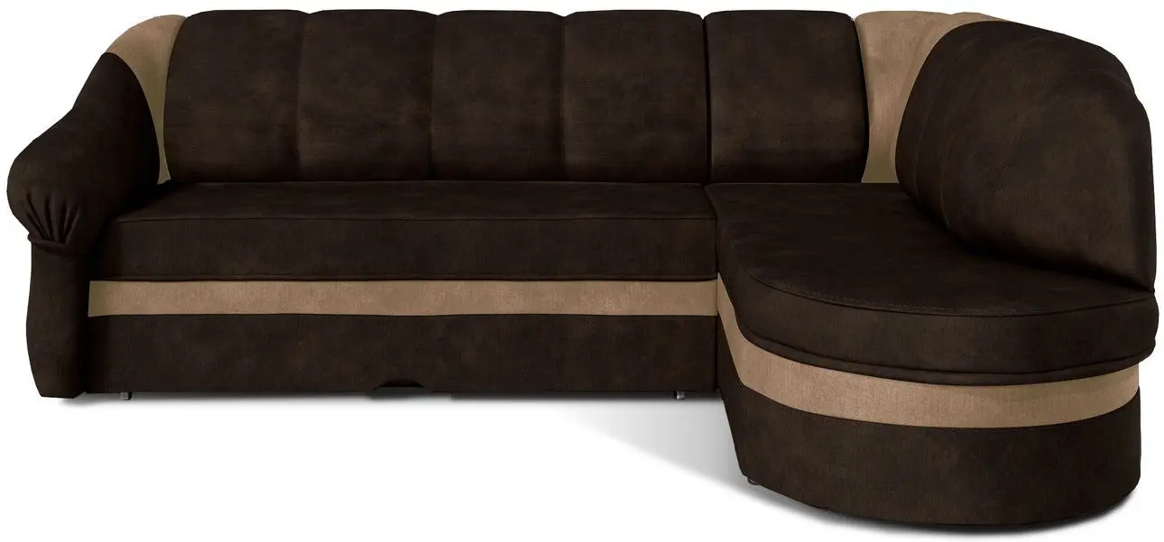 Canapea de colt Eltap Benano Monolith 29/Monolith 09 Right (Brown Dark/Brown Light)