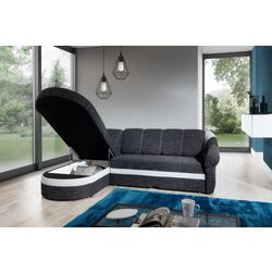 Canapea de colt Eltap Benano Right Soft 11/Soft 17 (Black/White) Thumb