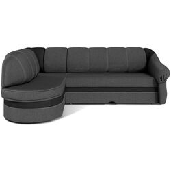 Диван угловой Eltap Benano Sawana 05/Soft 11 Left (Gray Dark/Black)