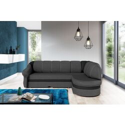 Диван угловой Eltap Benano Sawana 05/Soft 11 Left (Gray Dark/Black) Thumb